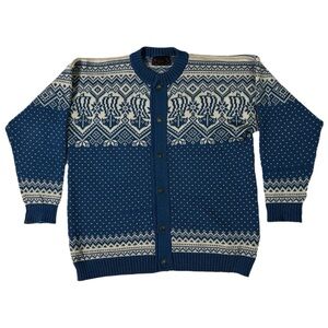 Vintage Devold Knit Wool Cardigan - Size Men’s XXL
